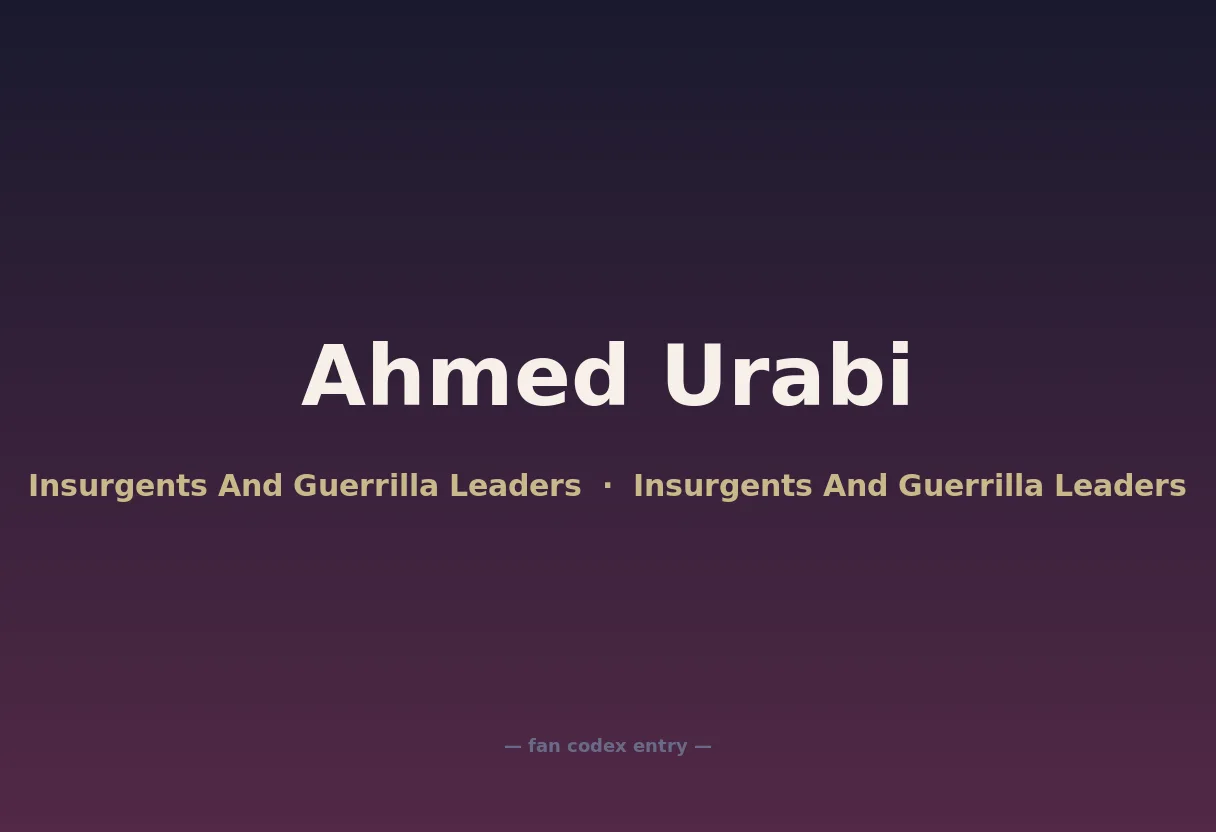 Ahmed Urabi