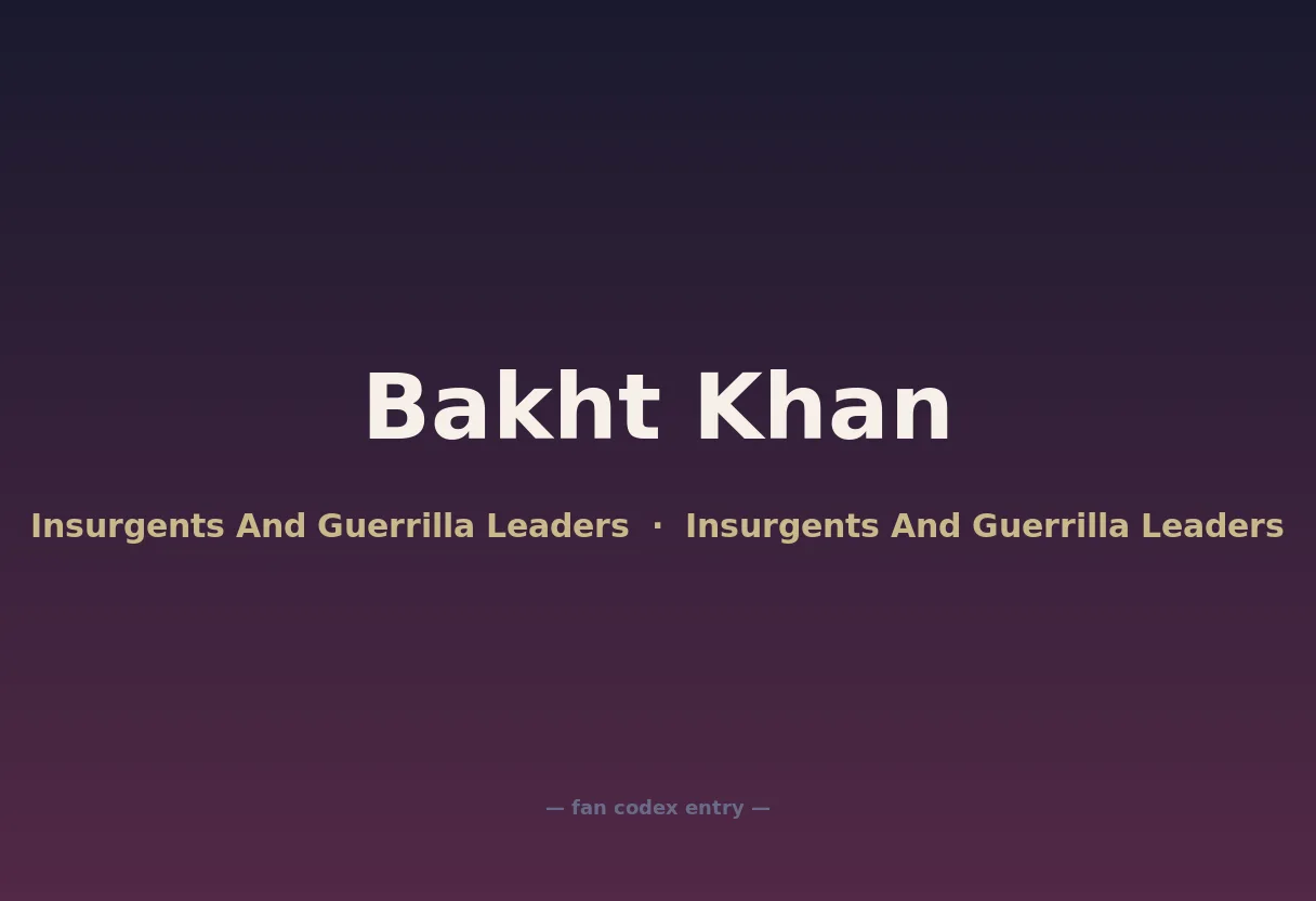 Bakht Khan