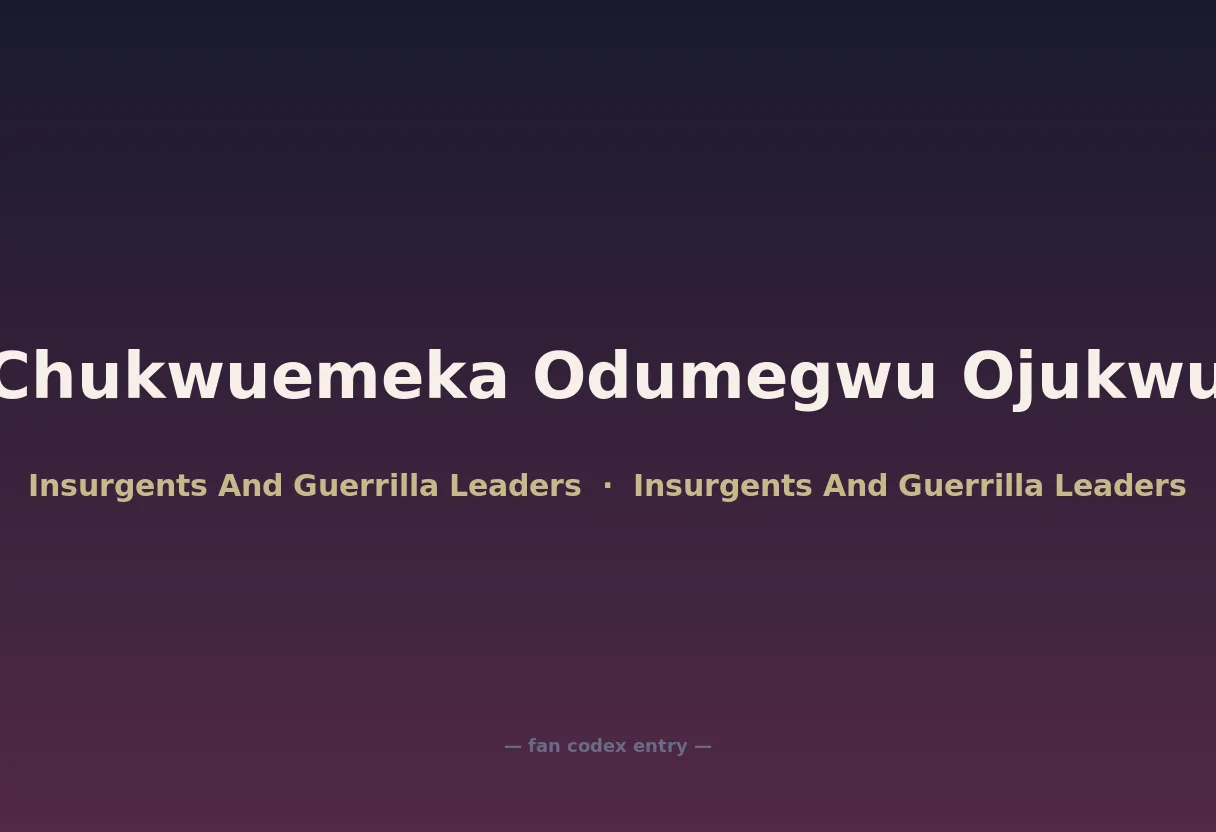 Chukwuemeka Odumegwu Ojukwu