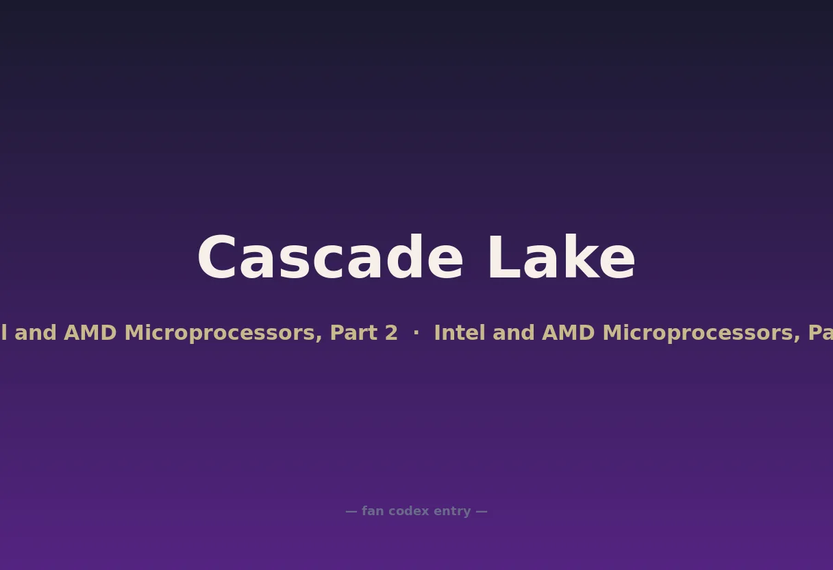 Cascade Lake