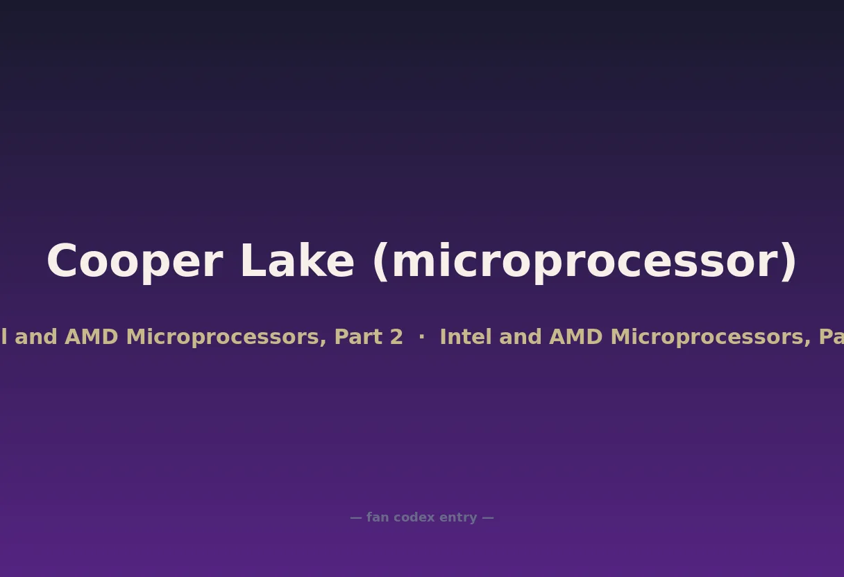 Cooper Lake (microprocessor)