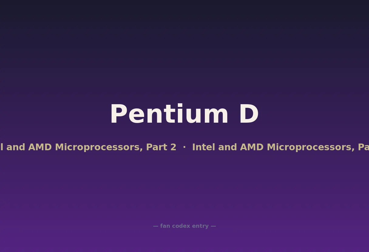 Pentium D