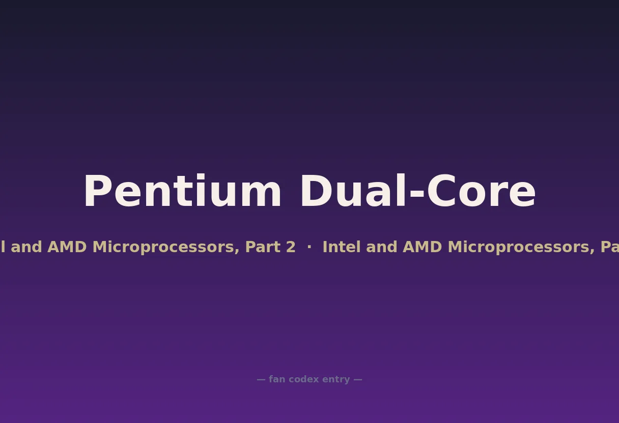 Pentium Dual-Core
