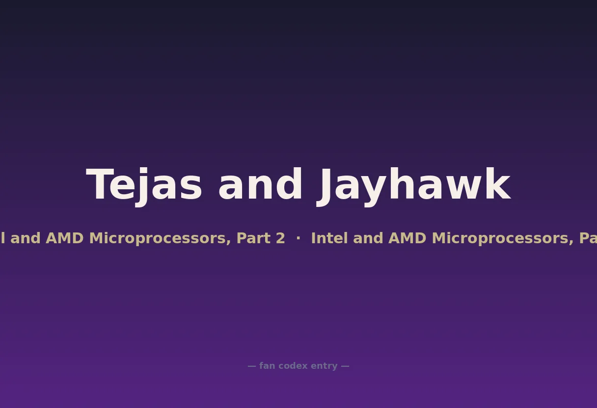 Tejas and Jayhawk