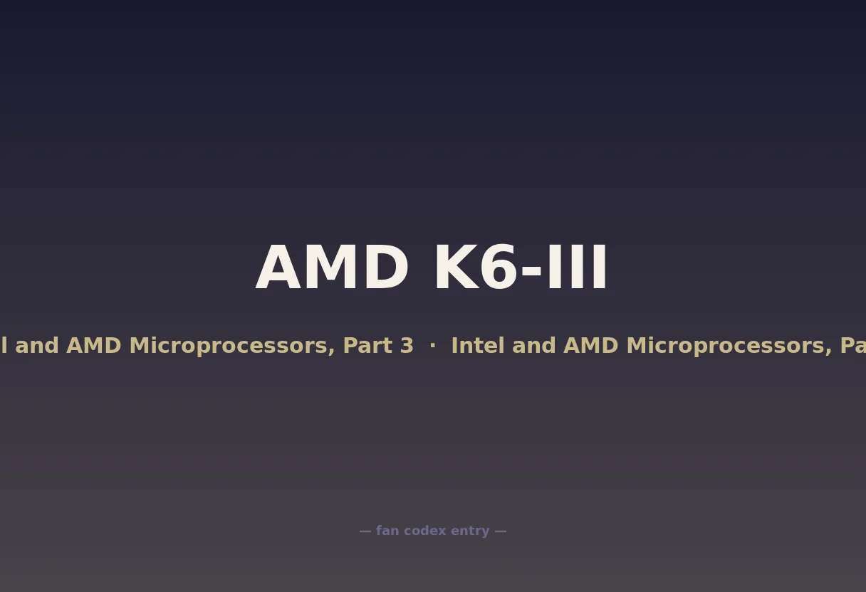 AMD K6-III