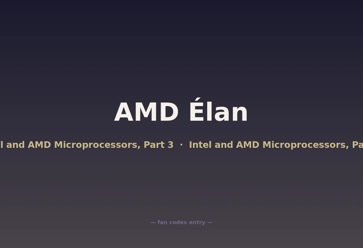 AMD Élan