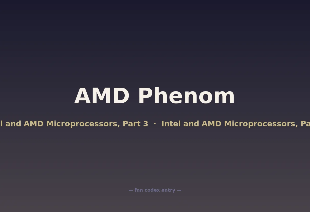 AMD Phenom