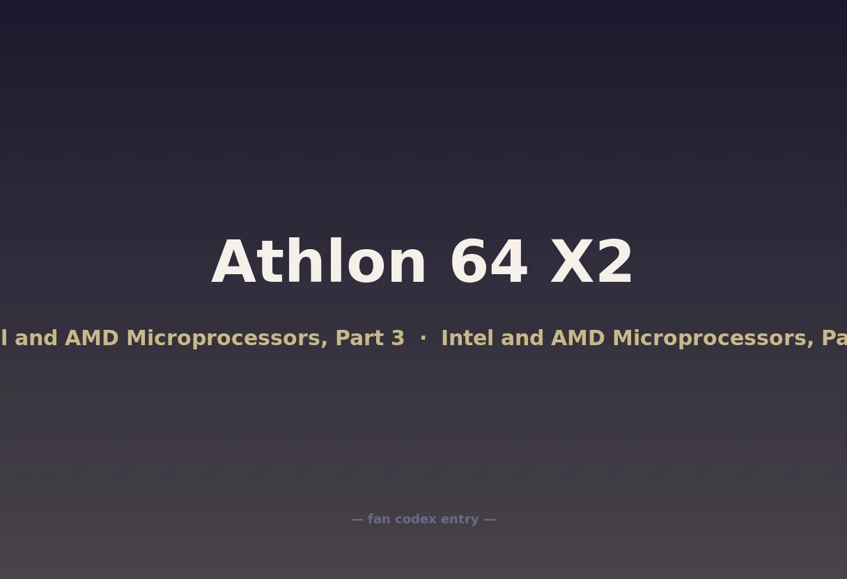 Athlon 64 X2