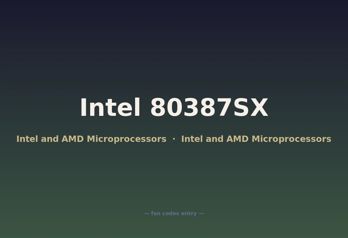 Intel 80387SX