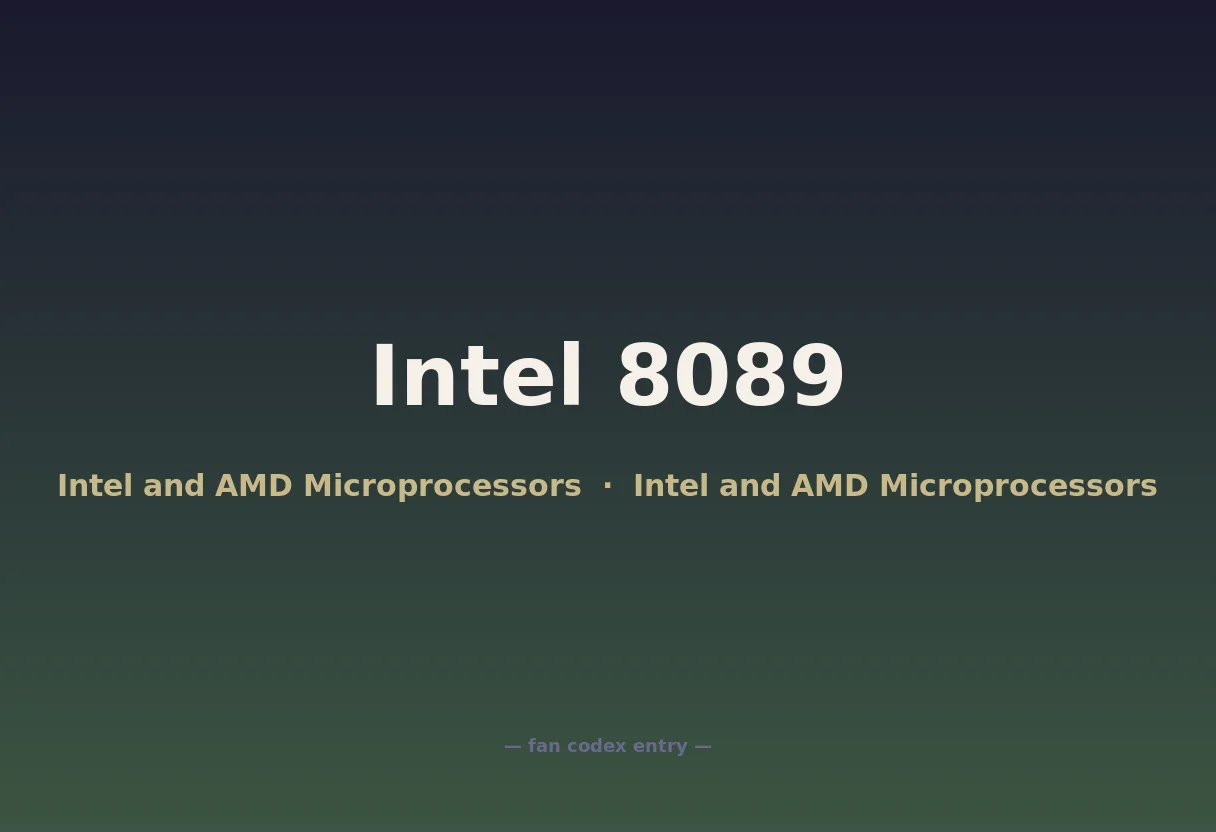 Intel 8089