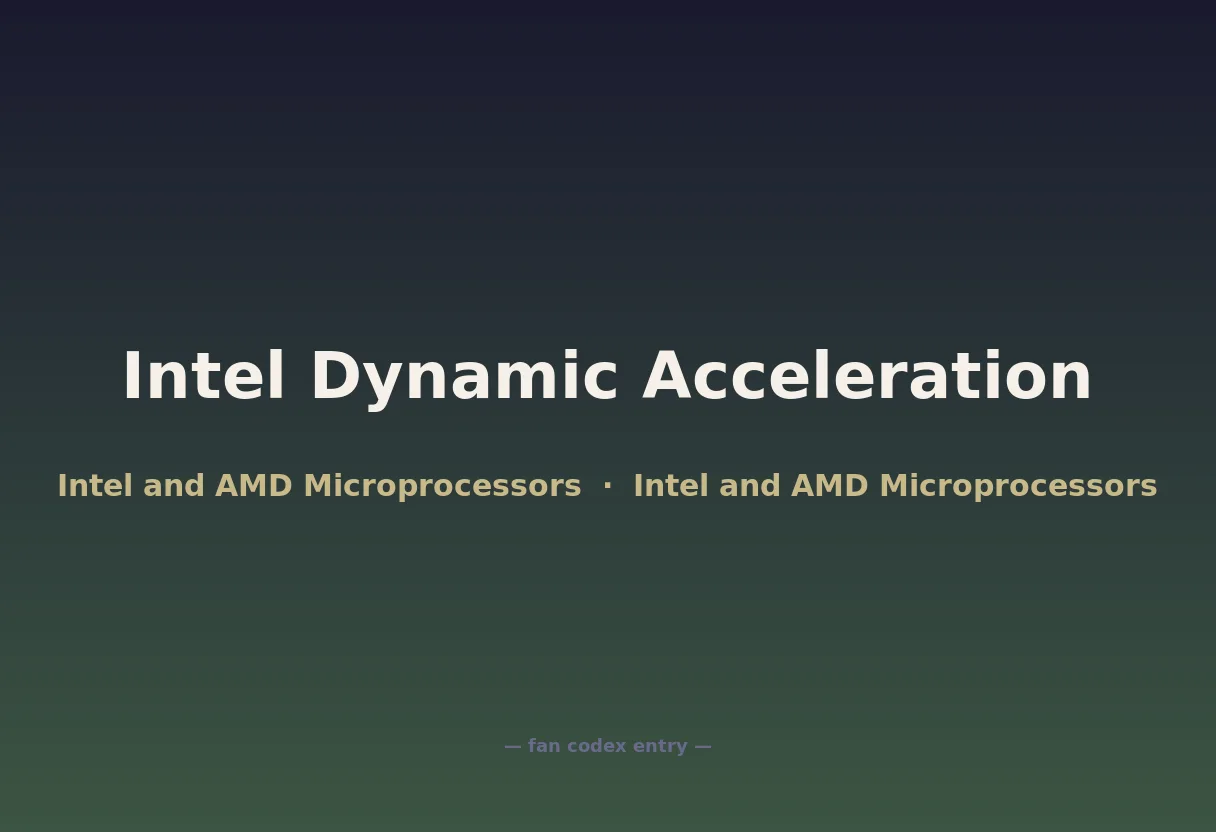 Intel Dynamic Acceleration
