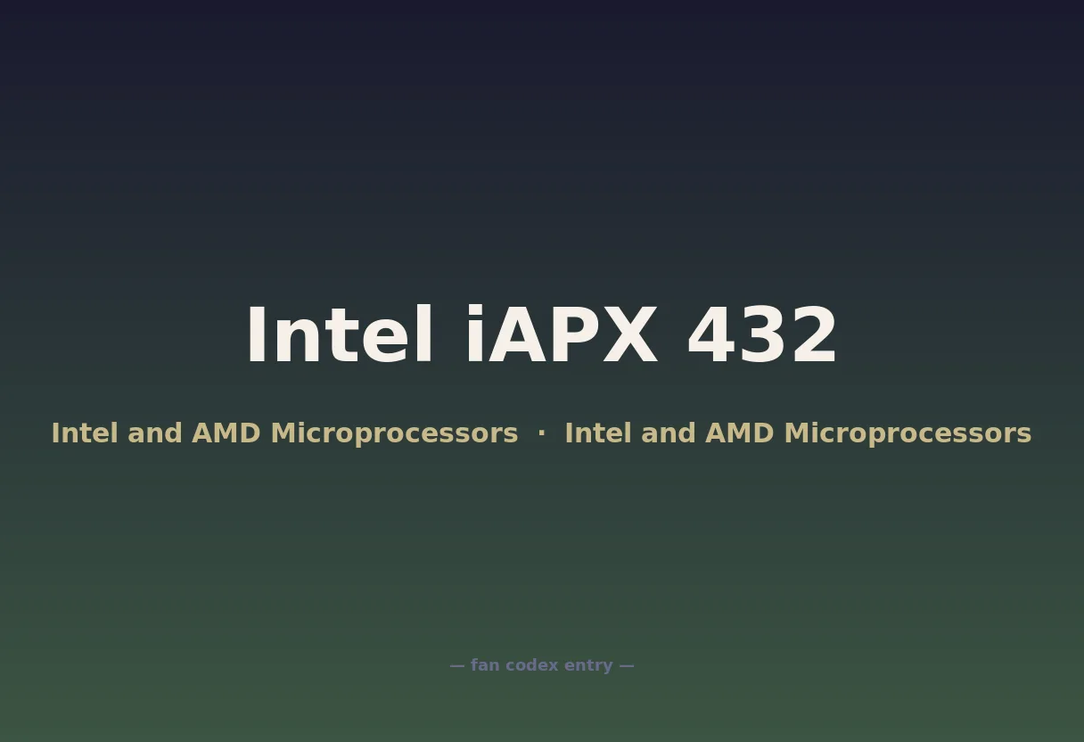 Intel iAPX 432