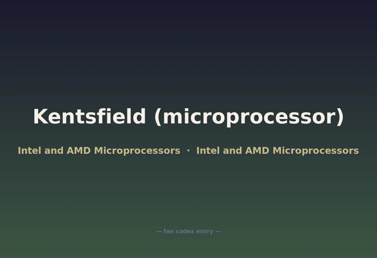 Kentsfield (microprocessor)