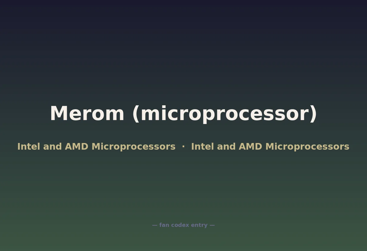 Merom (microprocessor)