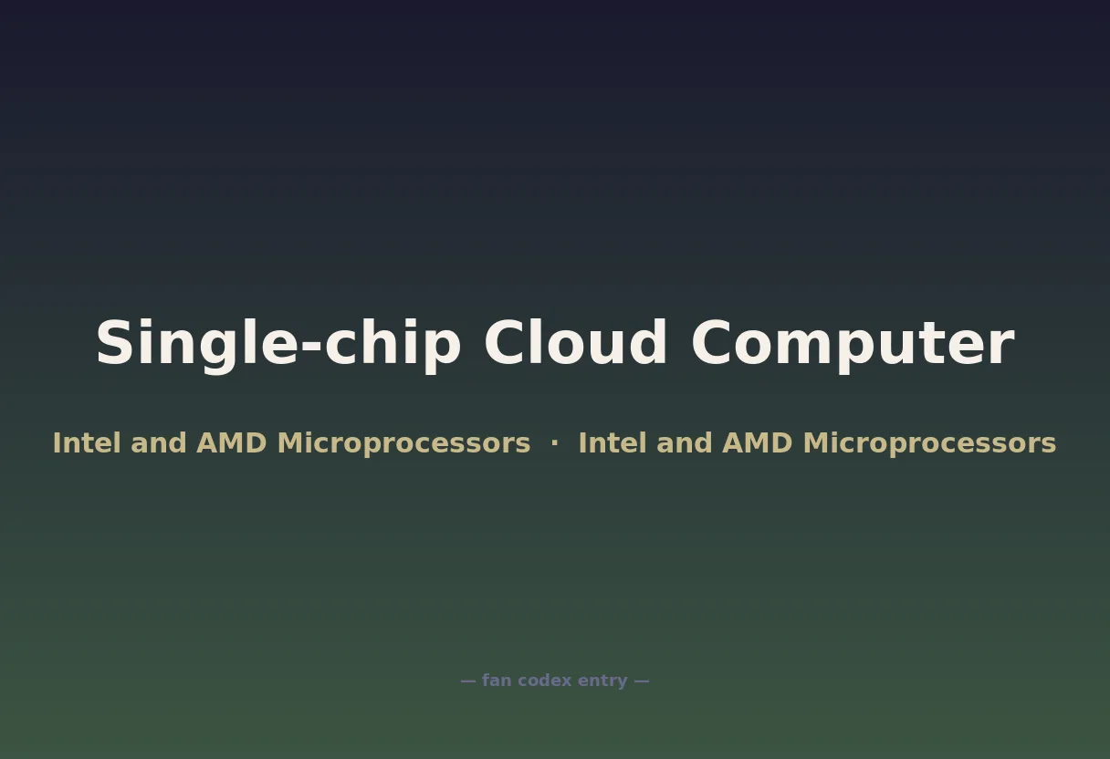 Single-chip Cloud Computer
