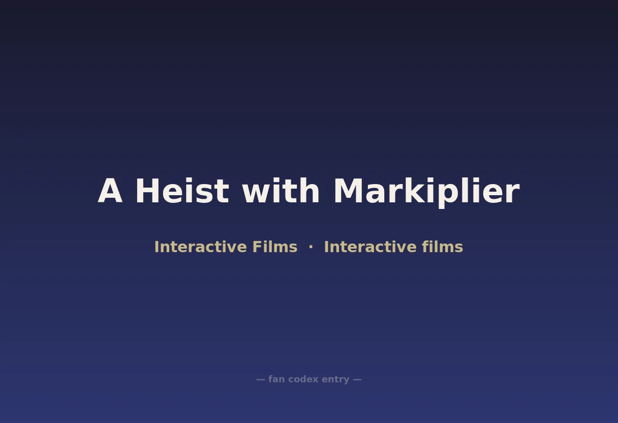 A Heist with Markiplier