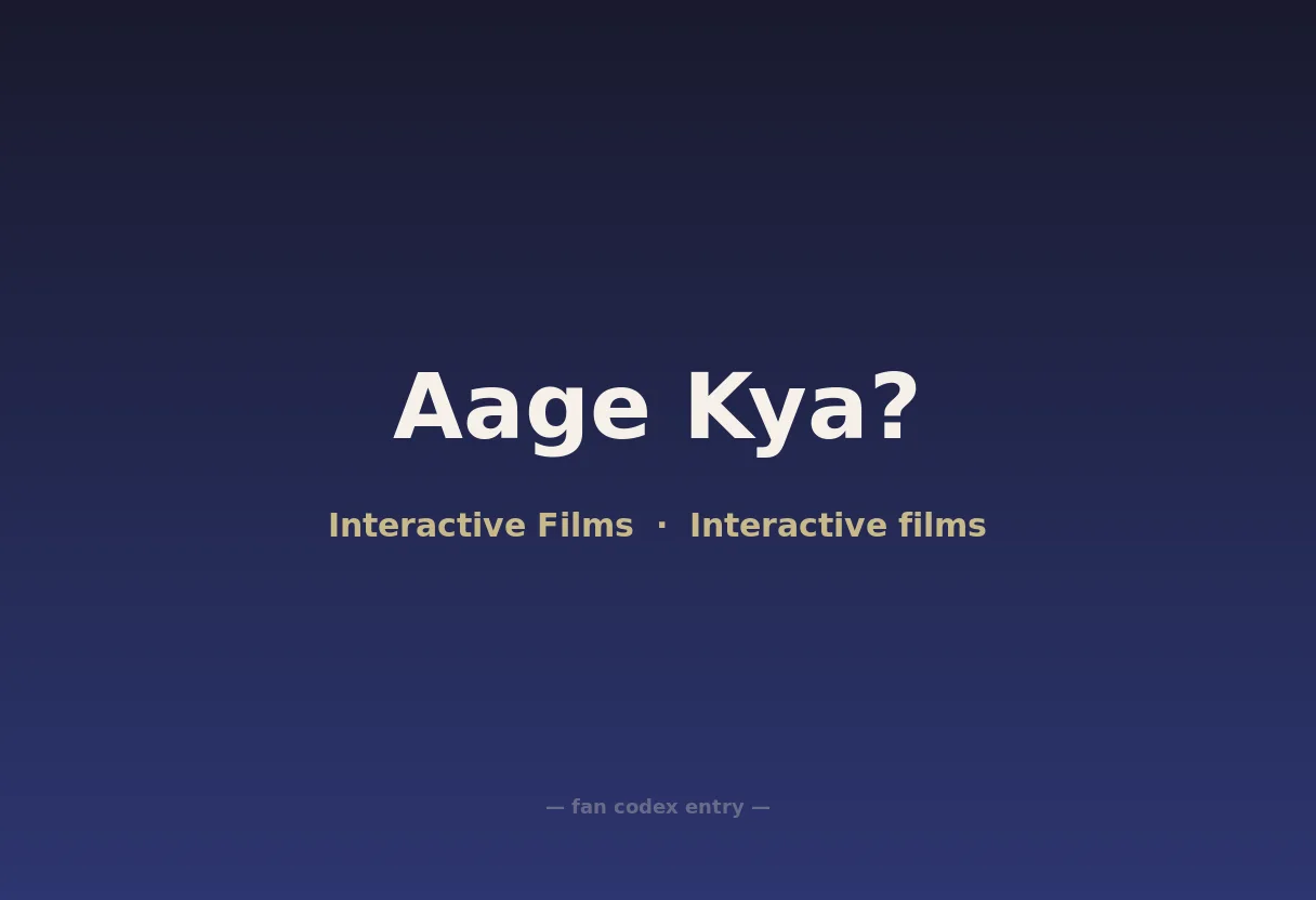 Aage Kya?