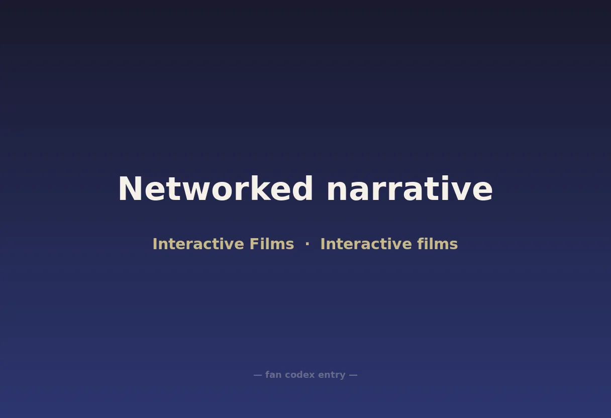 Networked narrative