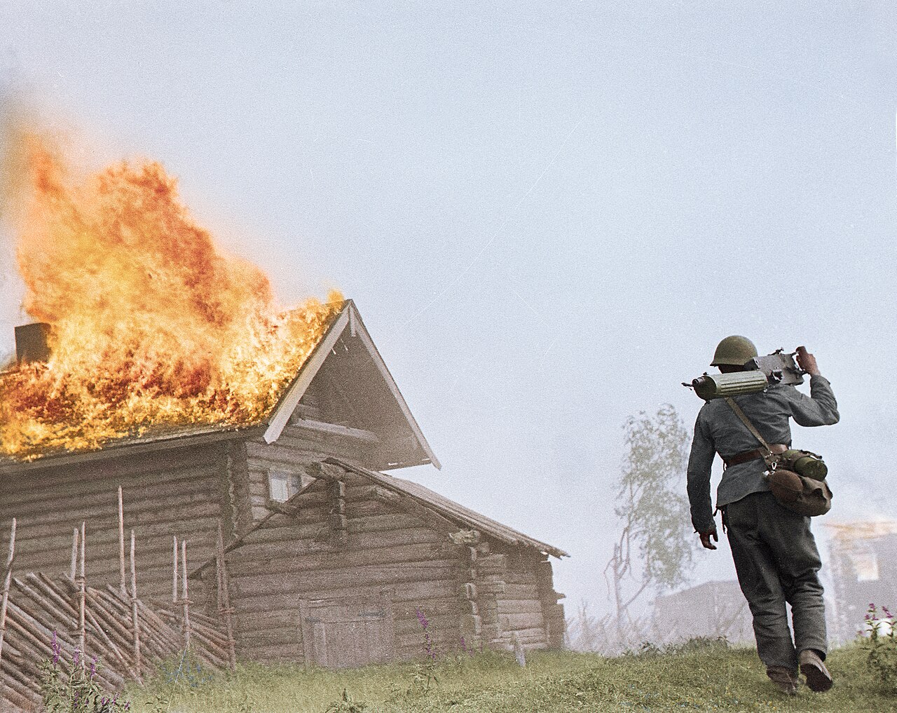 Burning Soldier