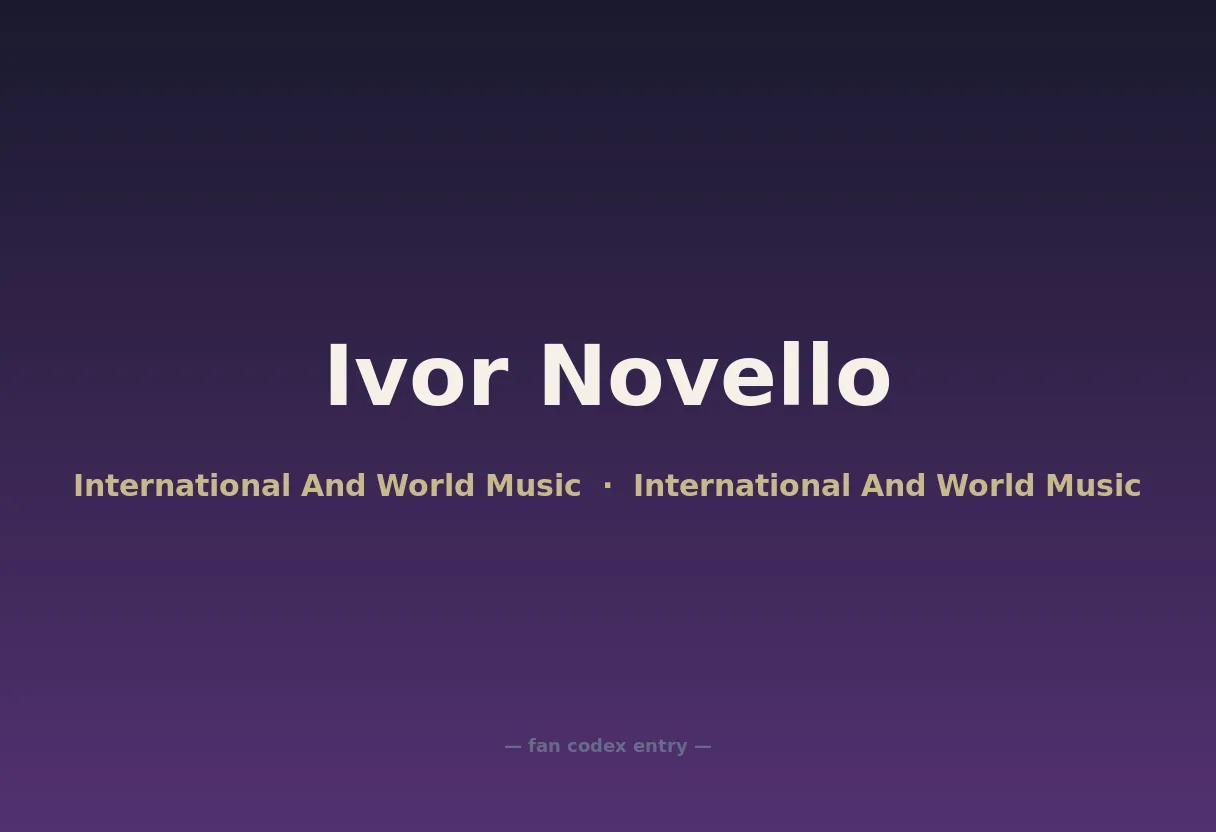 Ivor Novello