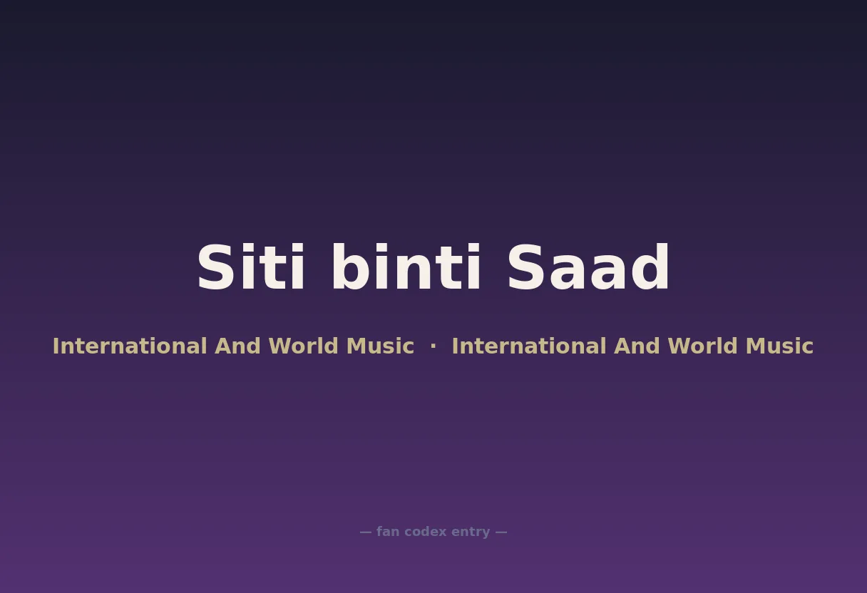 Siti binti Saad