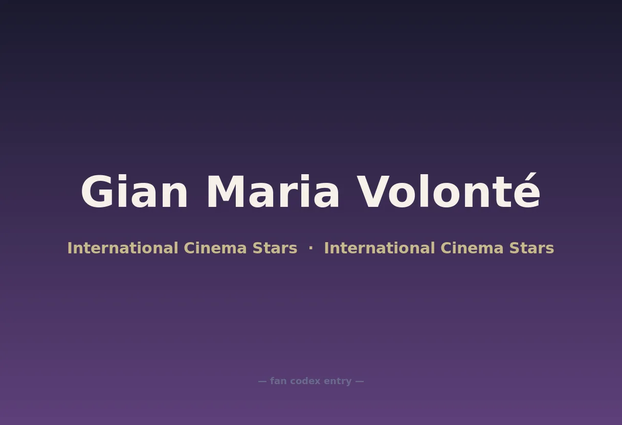 Gian Maria Volonté