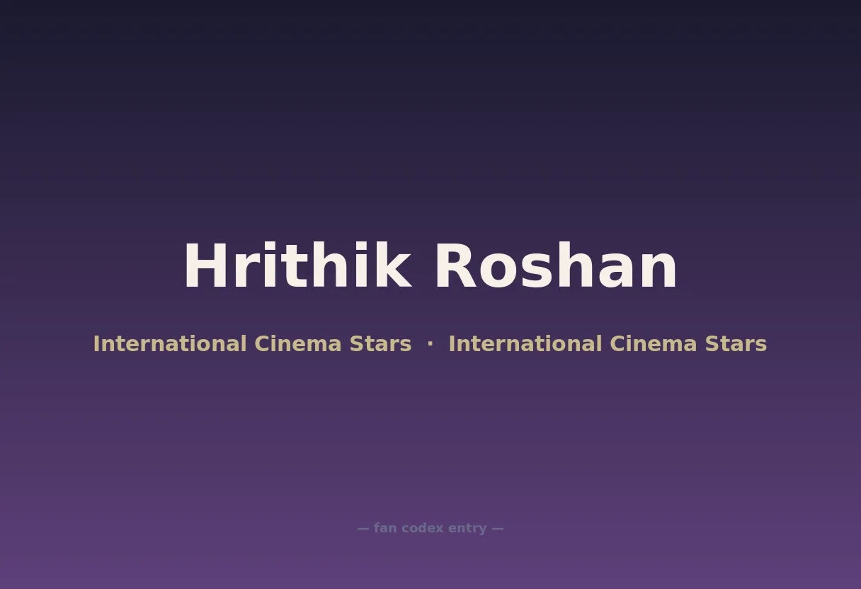 Hrithik Roshan