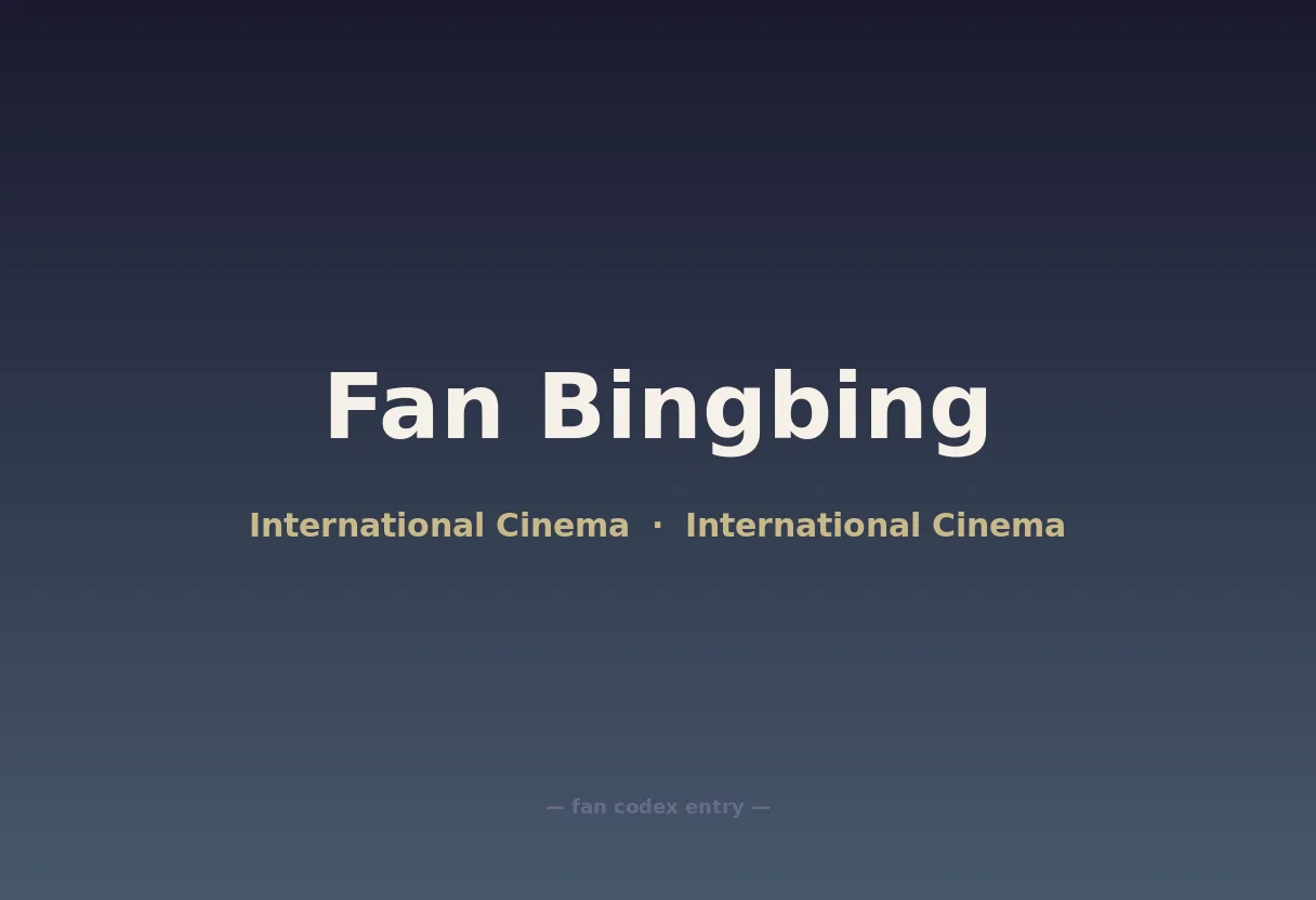 Fan Bingbing