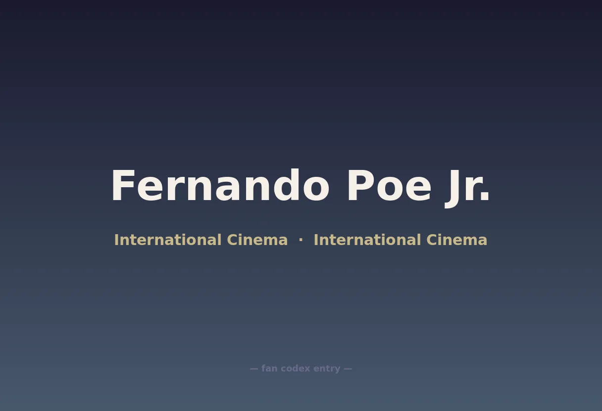 Fernando Poe Jr.
