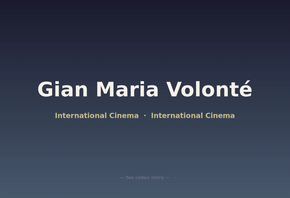 Gian Maria Volonté