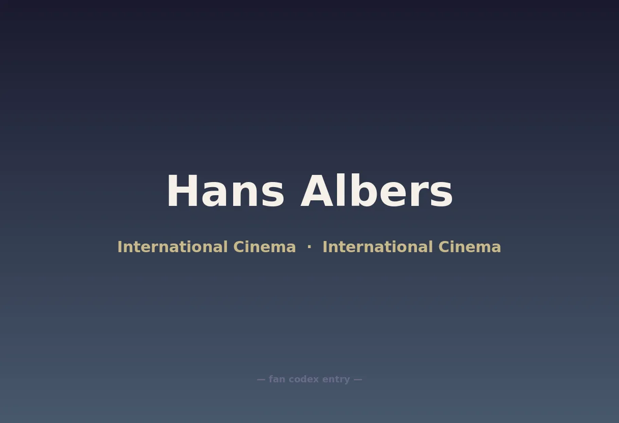 Hans Albers