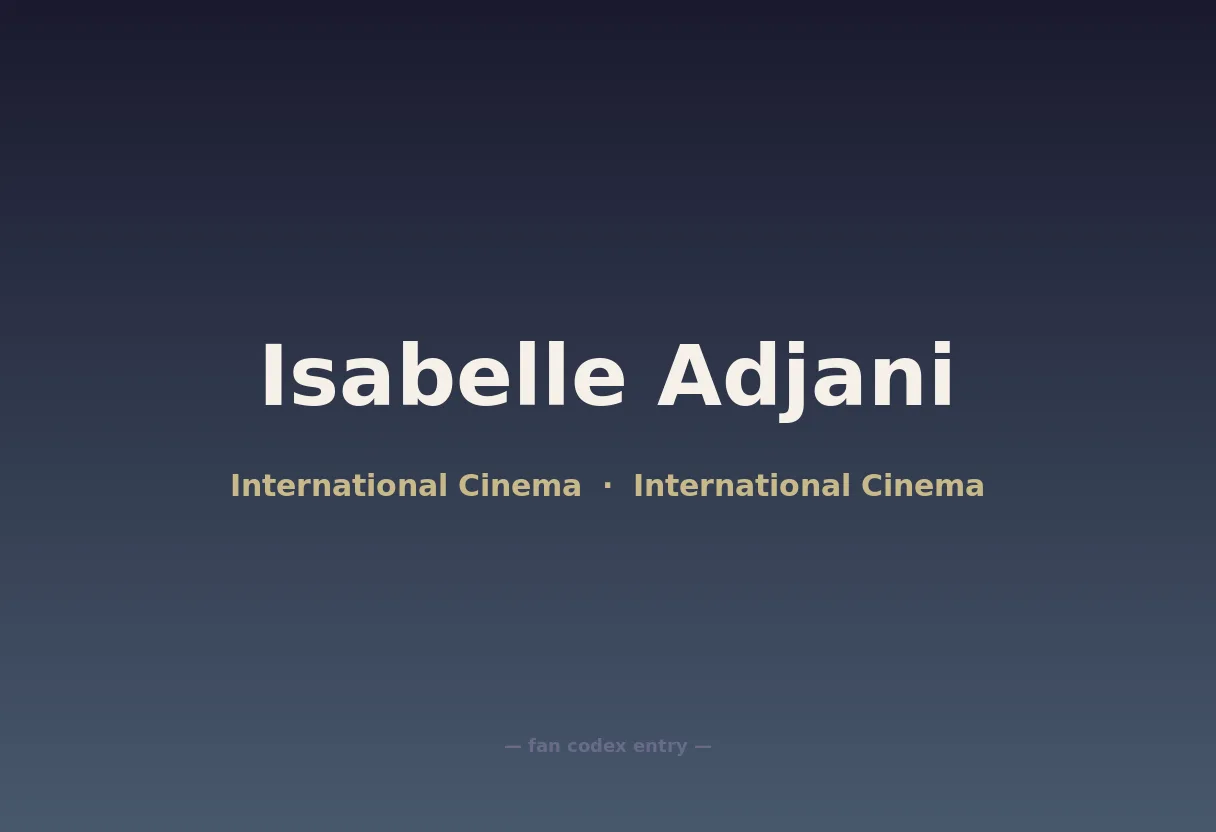 Isabelle Adjani