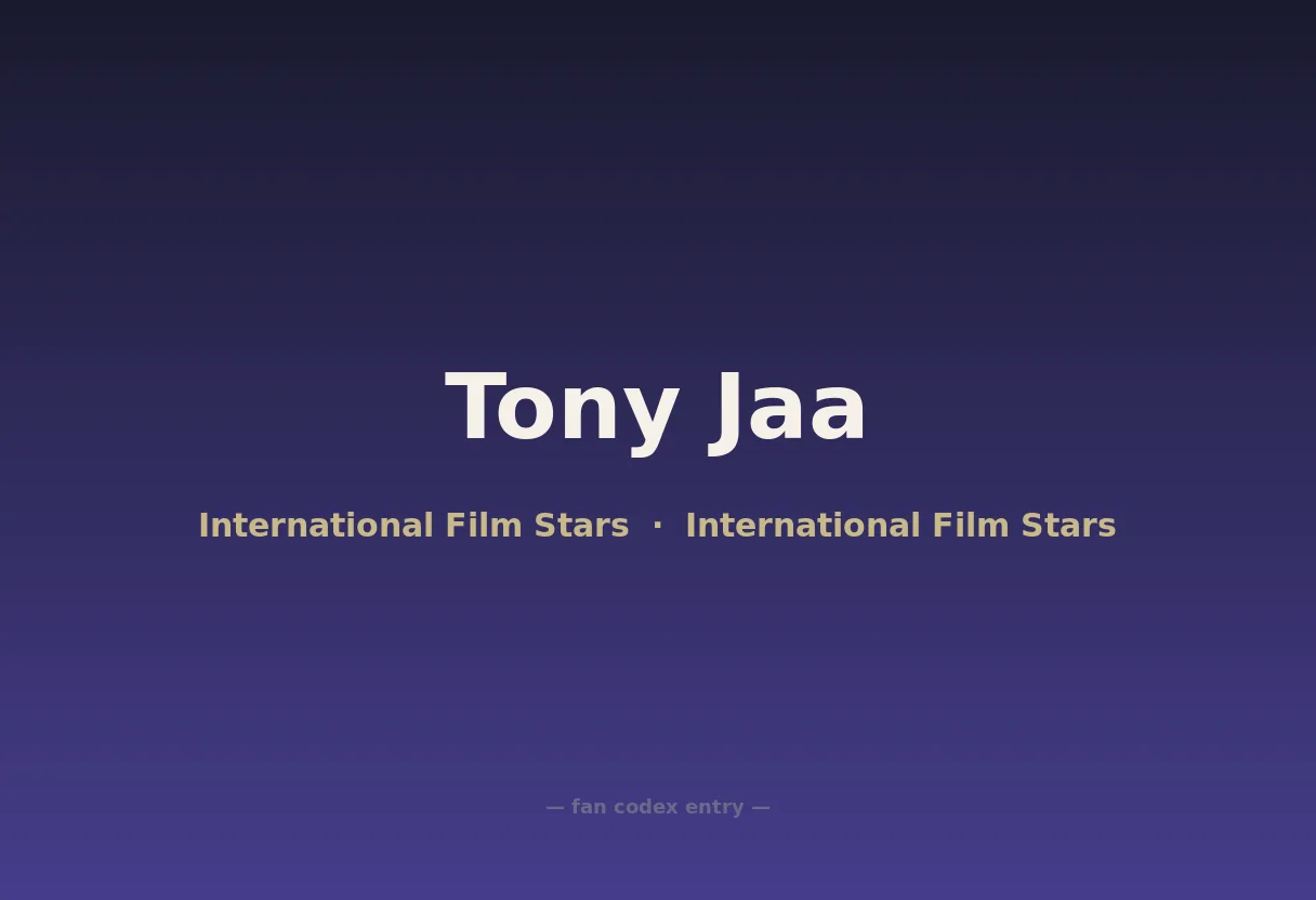 Tony Jaa