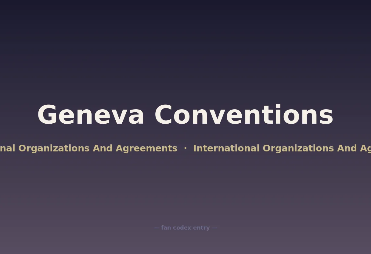 Geneva Conventions