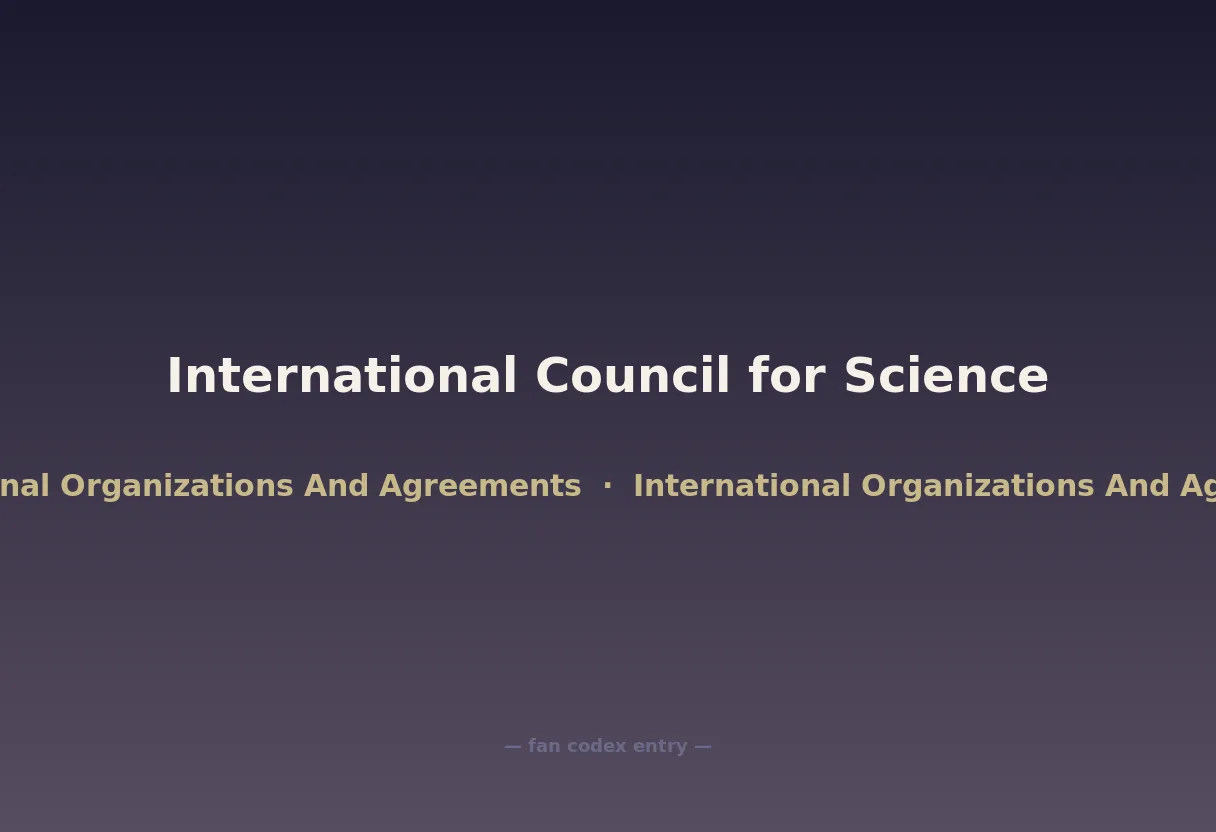 International Council for Science