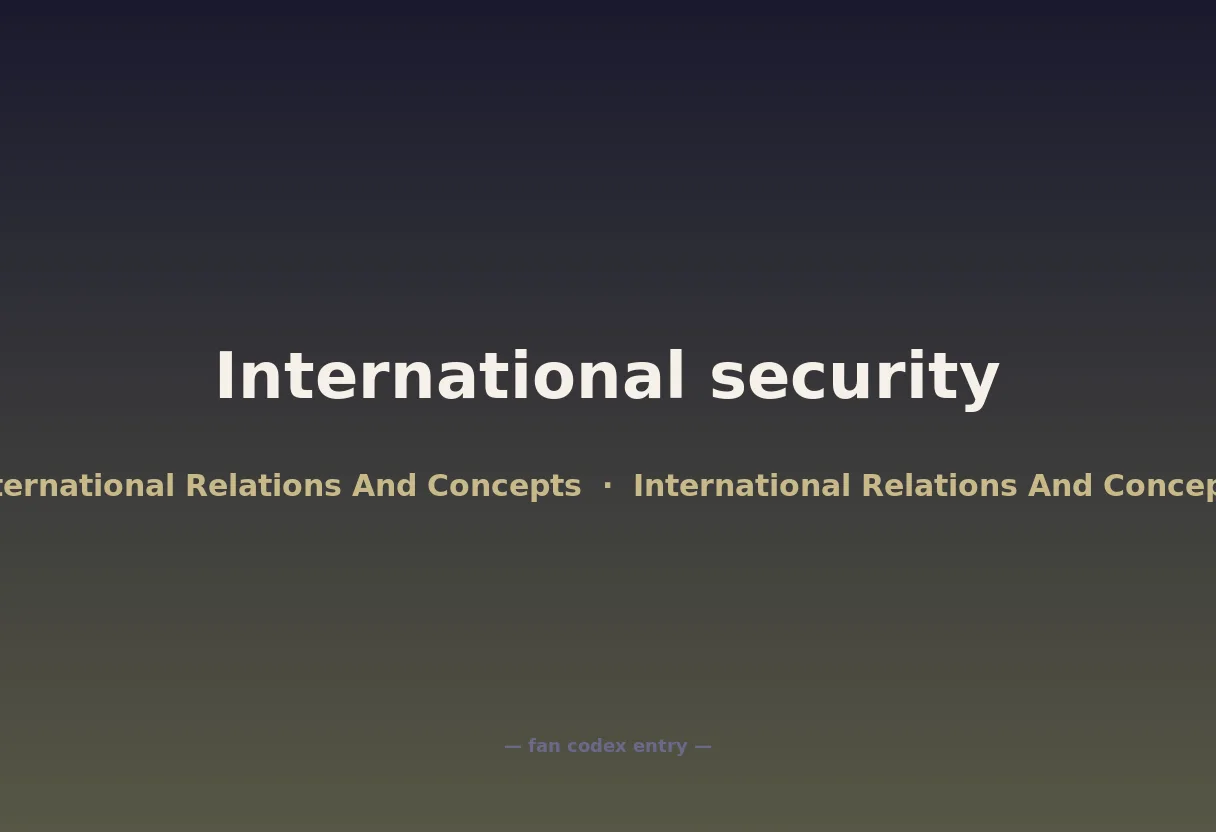 International security