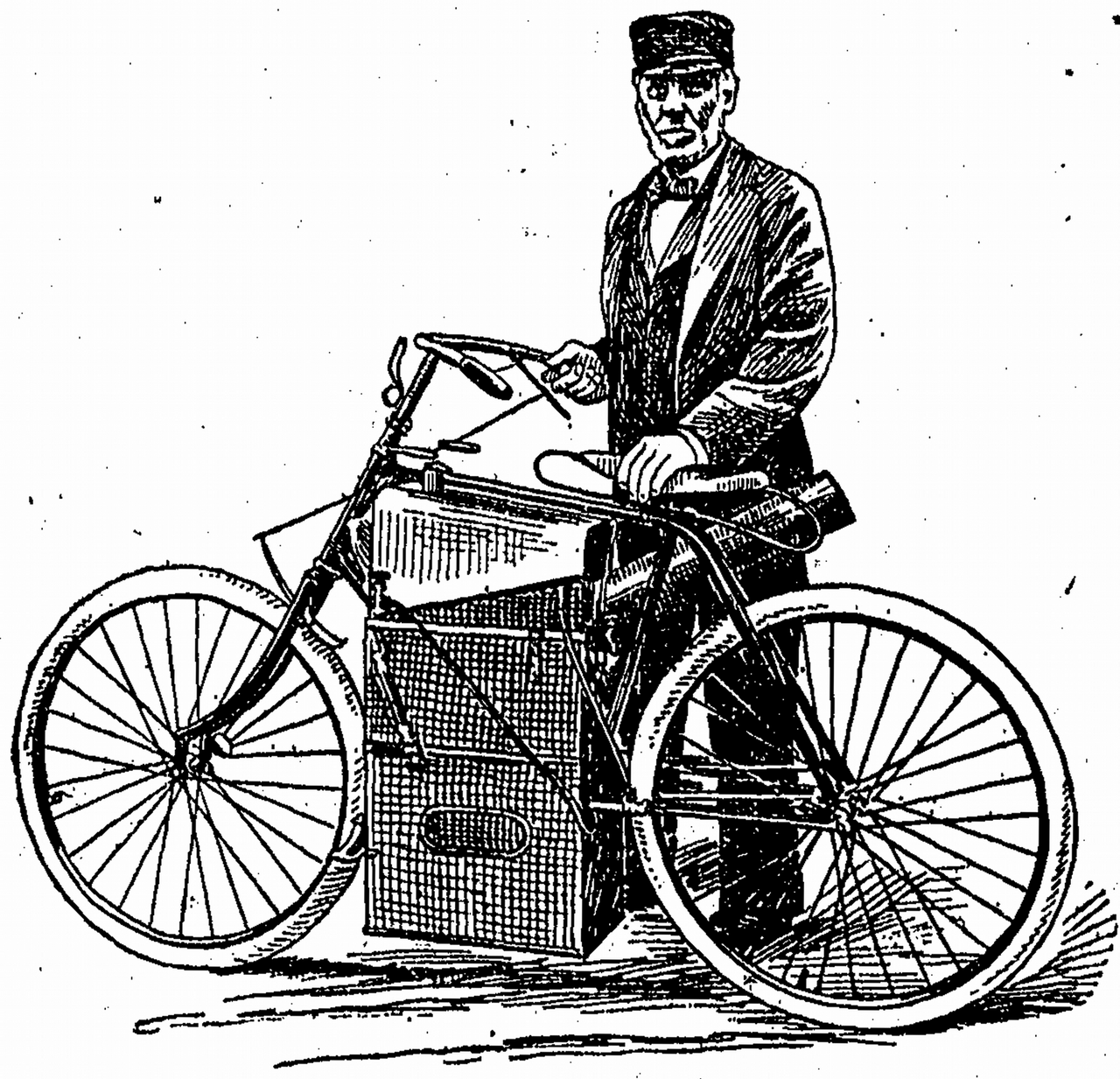 Detail Sylvester H Roper Died in the Saddle Boston Daily Globe 2 June 1896