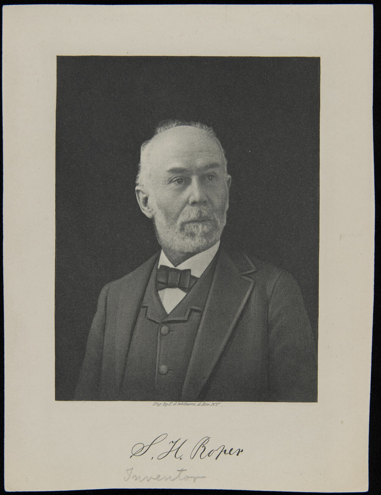 Sylvester H. Roper c1890 original