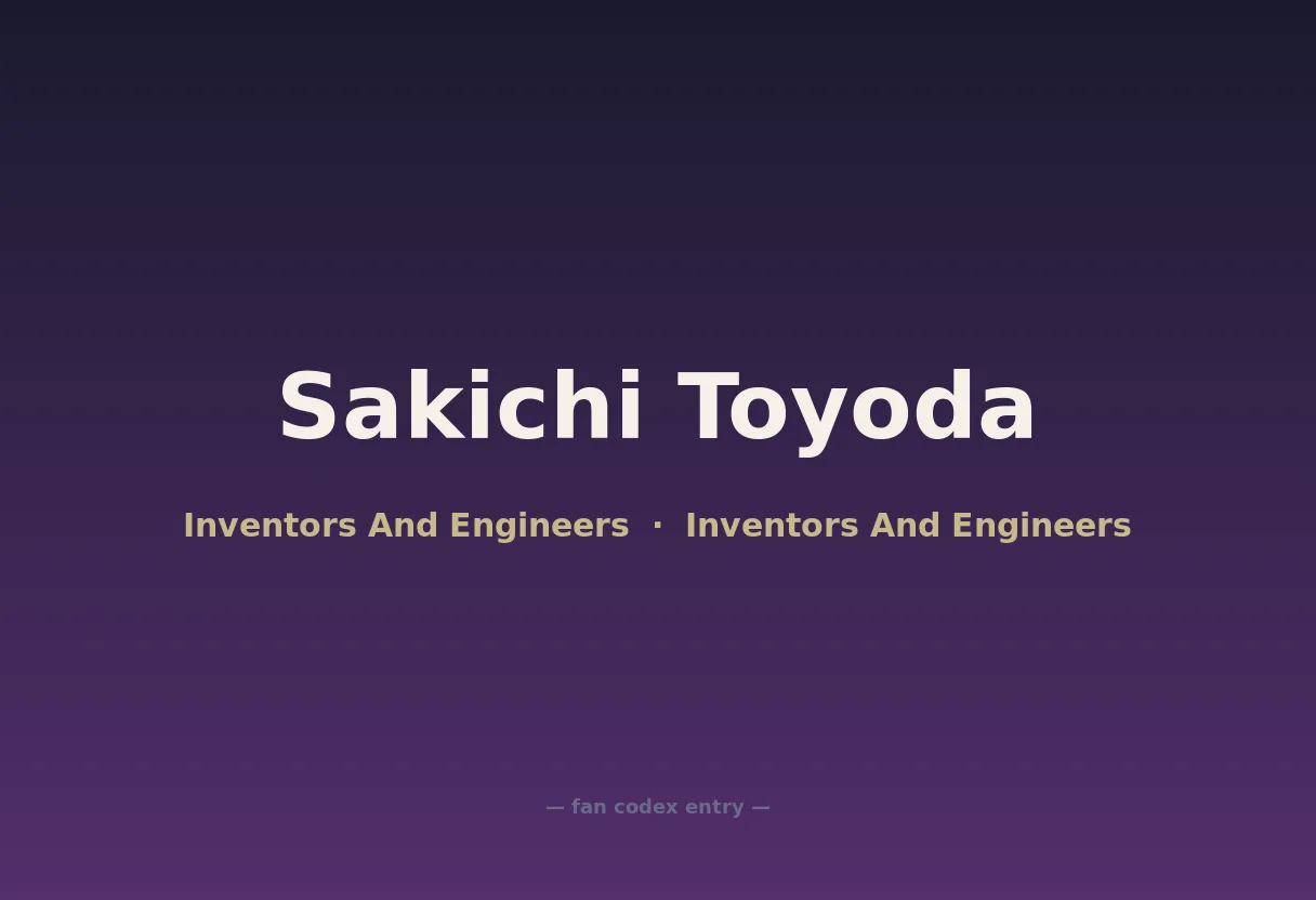 Sakichi Toyoda