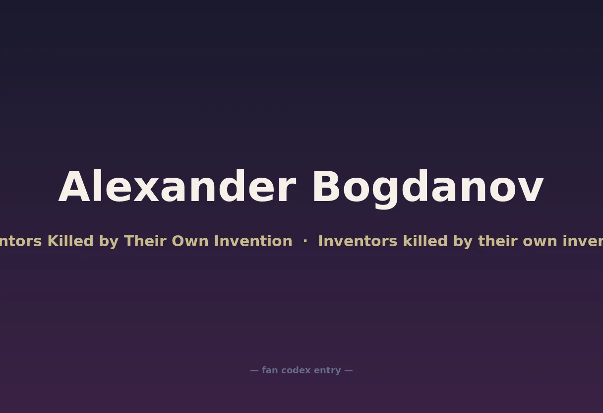 Alexander Bogdanov