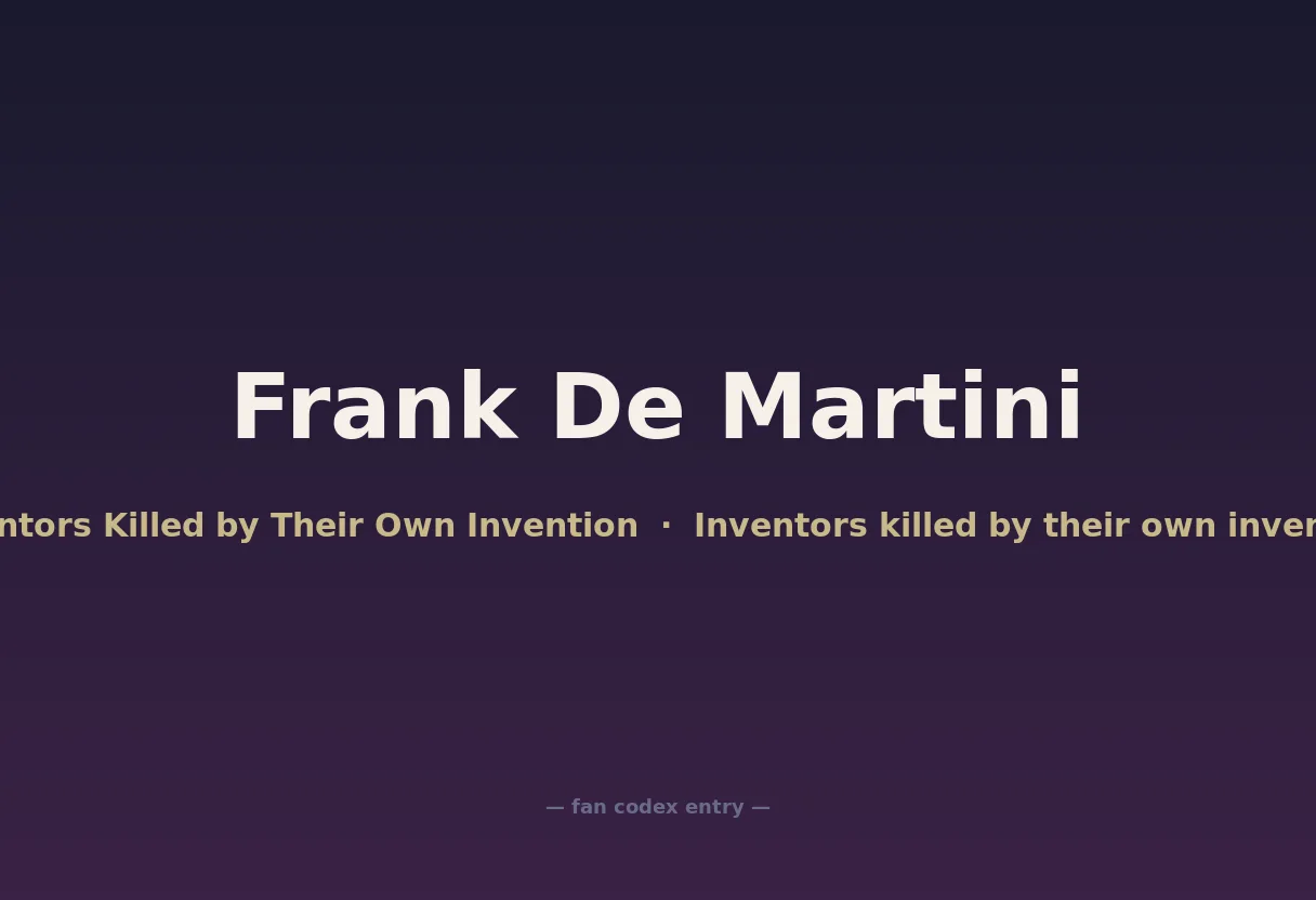 Frank De Martini