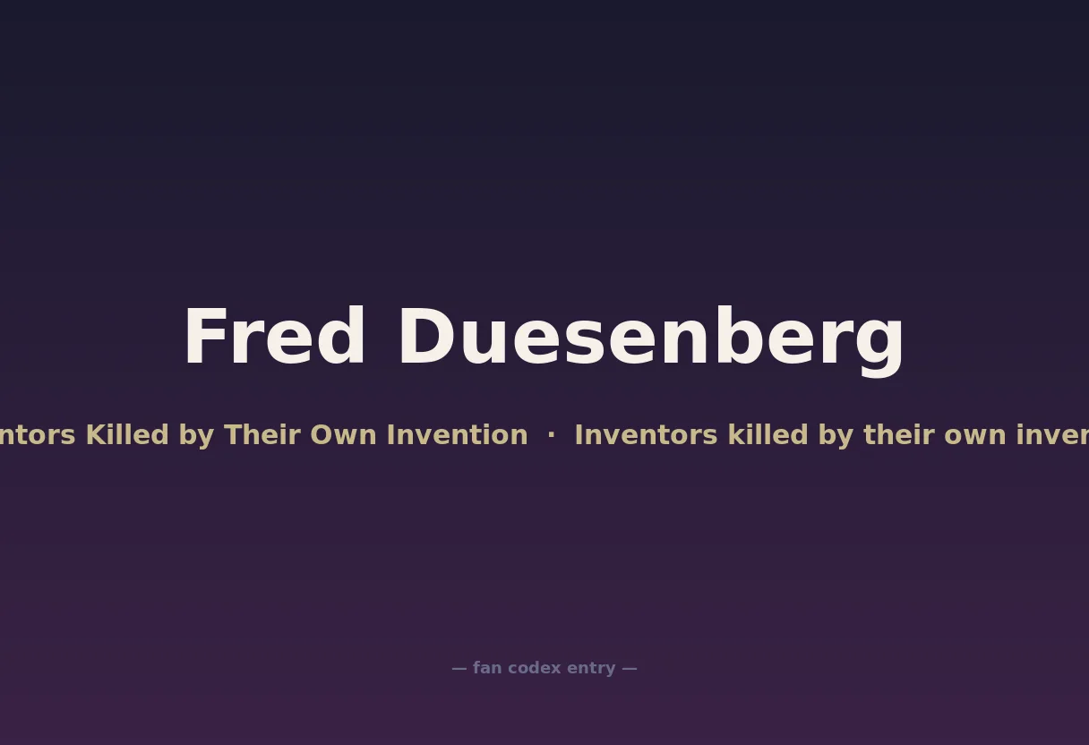 Fred Duesenberg