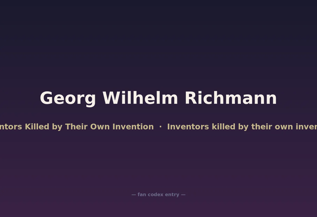 Georg Wilhelm Richmann