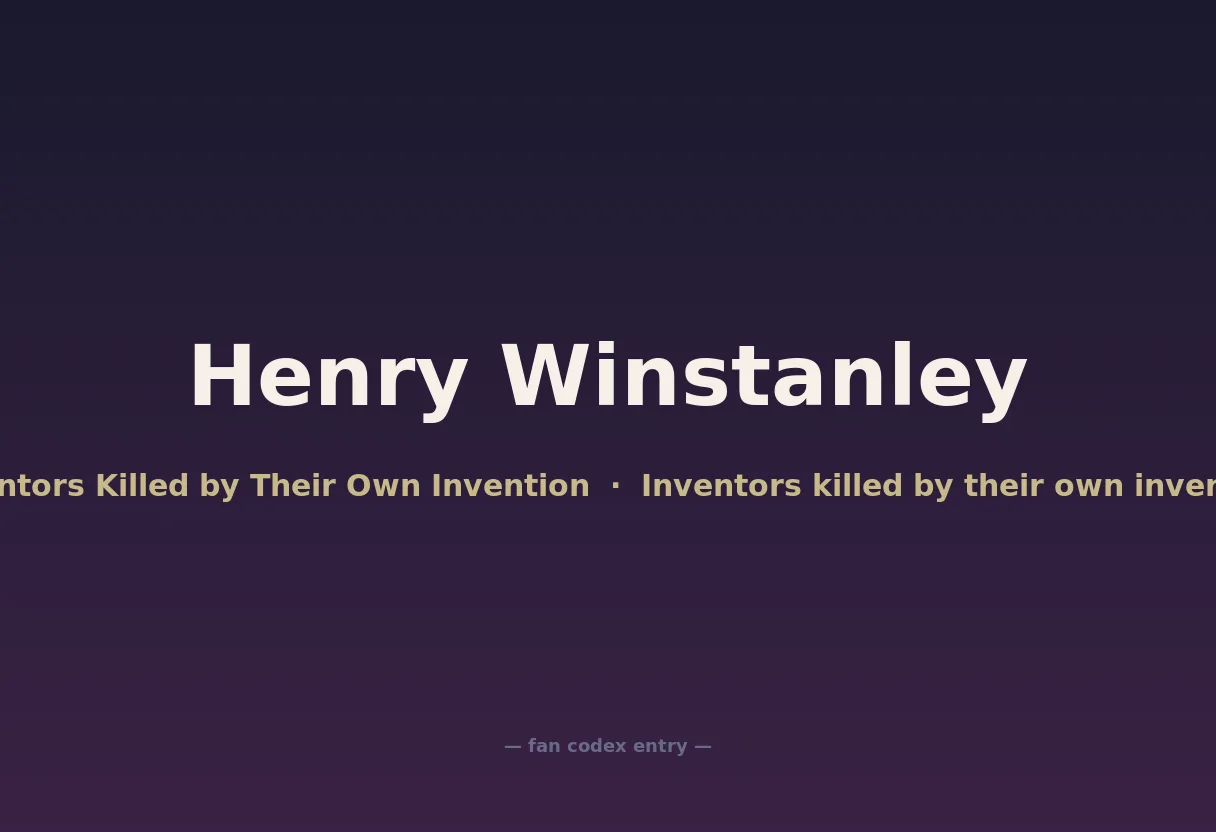Henry Winstanley