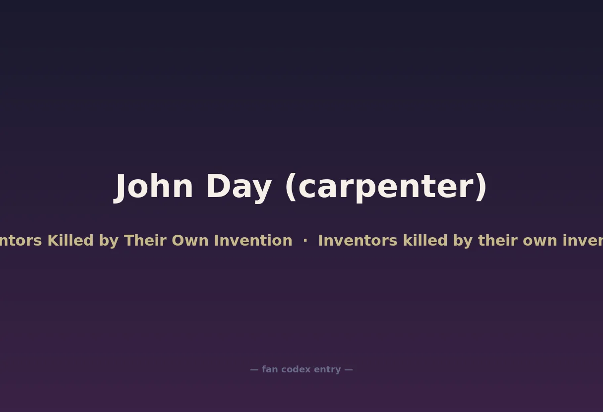 John Day (carpenter)