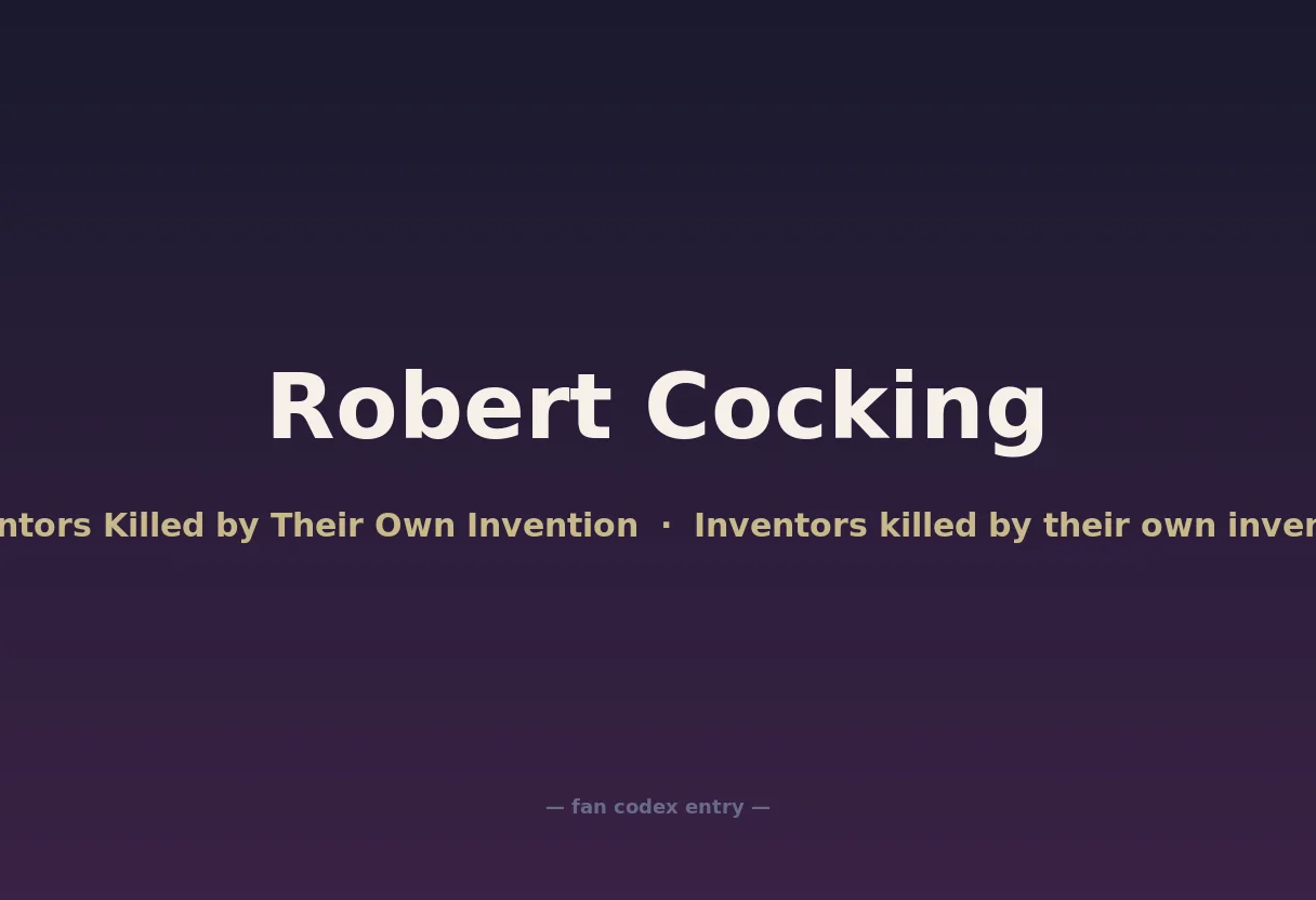 Robert Cocking