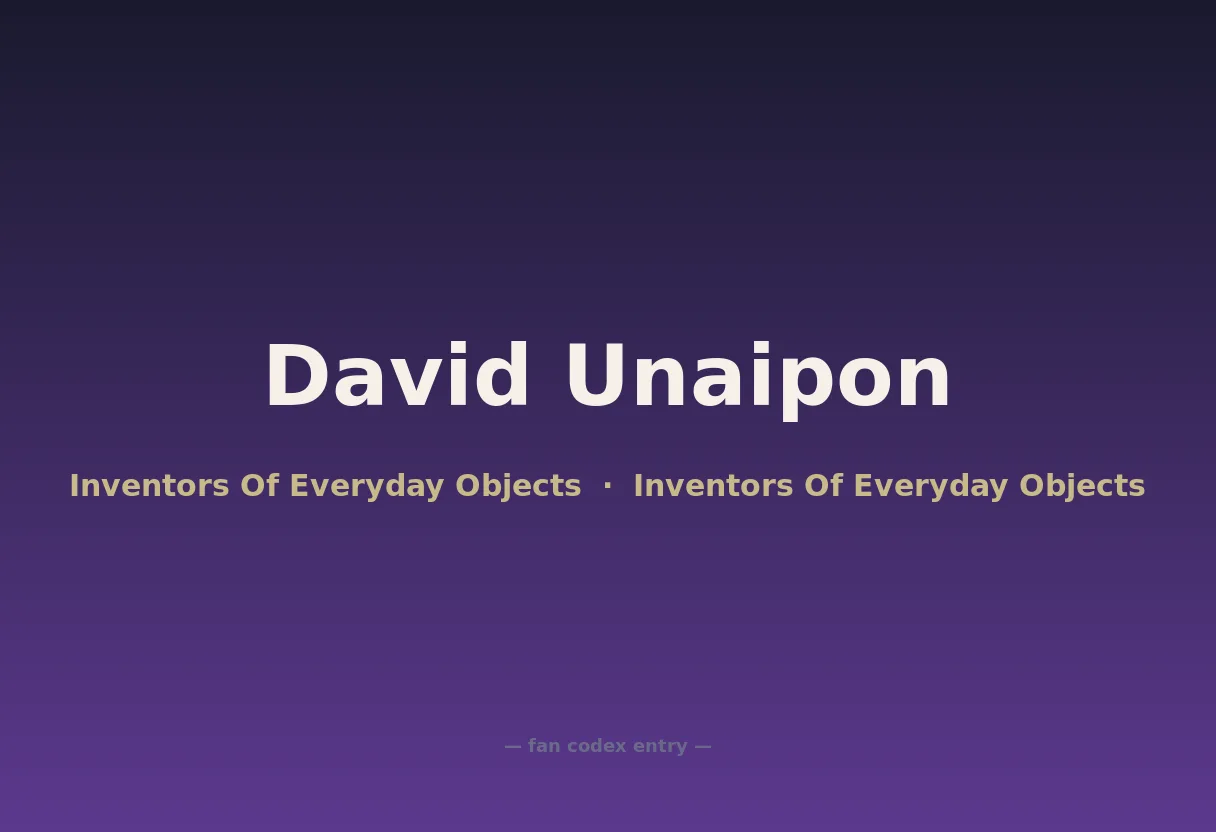 David Unaipon