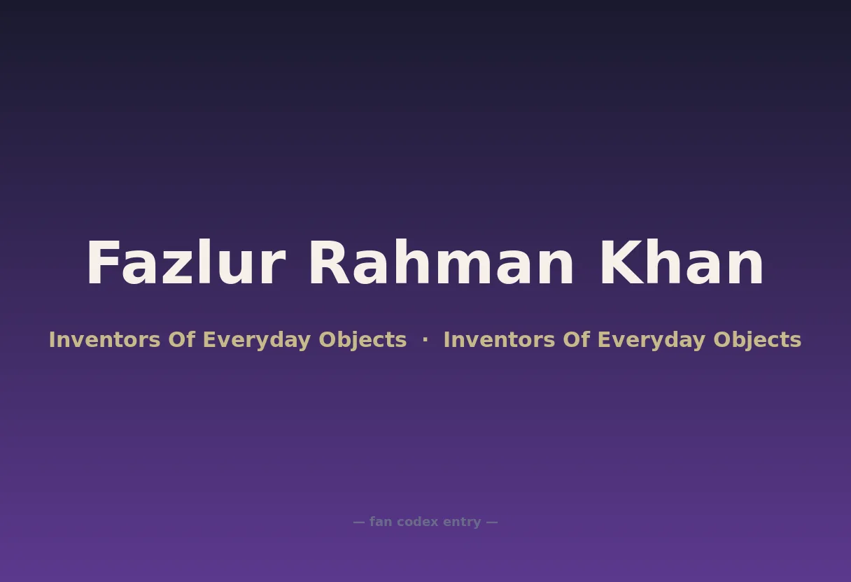 Fazlur Rahman Khan