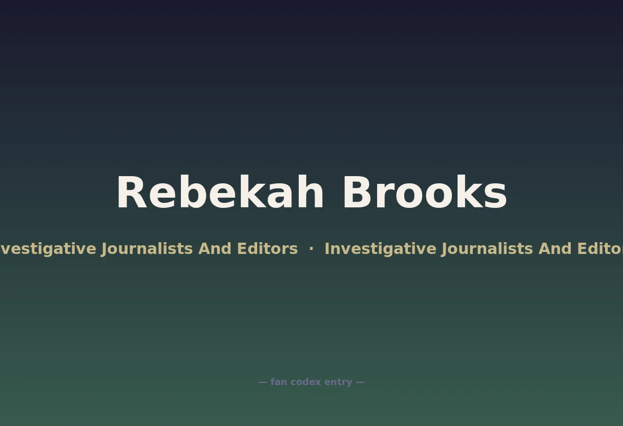 Rebekah Brooks