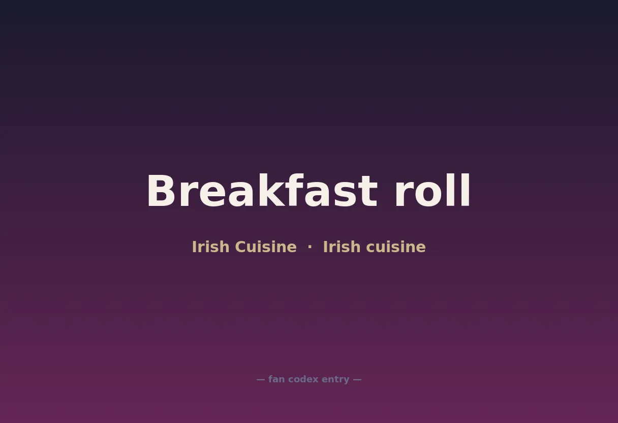 Breakfast roll